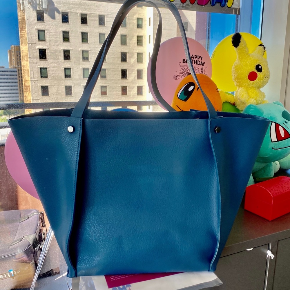 Neiman Marcus Limited Faux Leather Tote